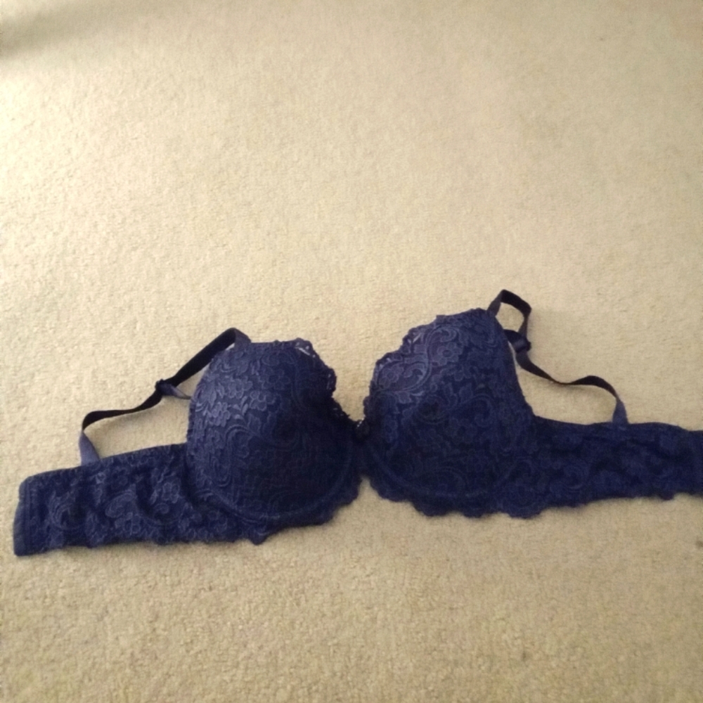 Purple sparkle bra